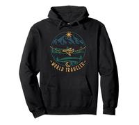 World Traveler Avion Wanderlust International Travelers Sweat à Capuche