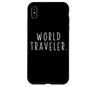 World Traveler Globe Vacation Explorer Cadeau Lui Elle Touriste Coque pour iPhone XS Max