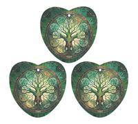 World Tree Lot de 3 désodorisants pour voiture, maison, bureau, style noir