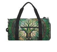 World Tree Sac de sport pour homme et femme, sac fourre-tout imperméable, grand sac de sport pour voyage et entraînement