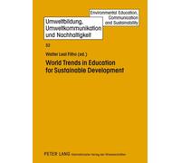 World Trends In Education For Sustainable Development
