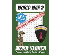 World War 2 European Campaign Word Search Book: Word Searches with Easy to Read Print about World War 2 European Campaign, History, Military and more ... Gift for Holidays, Vacations and Free Time.
