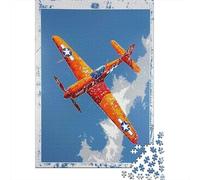 World War II Aircraft Art Print-3 Plaque en Métal Rustique 52x38cm/1000pcs pour Le Pub Ou Le Café, Déco Métal Au Style Rustique