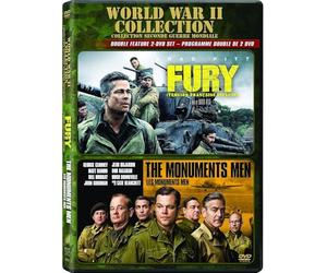 World War II Collection: Fury & The Monuments Men - 2 Movie Collection [DVD]