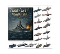 (World War II Naval Fleet)2025 Christmas Advent Calendar - Full-Style Acrylic Decoration