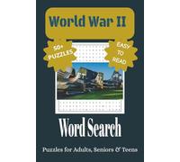 World War II Word Search Puzzle Book: Word Searches with Easy to Read Print about World War II, Countries, Events and More | 6x9 inches, 110 pages, ... for Vacations, Holidays, and Leisure