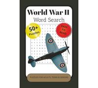 World War II Word Search: Word Search with Easy to Read Print about WorldWar II History, Legacy and More | 6x9 inches, 110 pages | 50+ Puzzles ... Gift for Vacations, Holidays and Relaxation