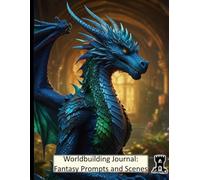 Worldbuilding Journal Fantasy Prompts and Scenes: A 150 page notebook with lined and bordered pages for personal use, creative ideas, character ... with BCP logo in the corner of each page.
