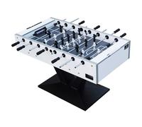 Cougar Table de Babyfoot Premium Pro Blanc | Jeu de Football de Table intérieur adulte & enfant | Avec 4 balles & comptoir de points