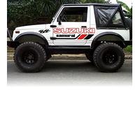 worldcustomchopper Autocollants compatibles Suzuki Off Road Santana SAMURAI SUZUKI FREE TWO 4 x 4 (blanc)