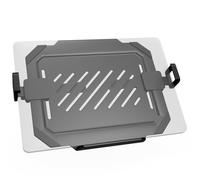 WORLDLIFT Plateau de montage VESA pour ordinateur portable pour bras de moniteur, support réglable convient aux ordinateurs portables de 12" à 17", compatible avec trous VESA de 75x75 et 100x100 mm