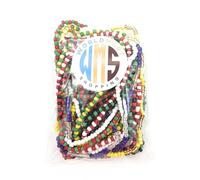WORLDMARTSHOPPING WMS Lot de 8 colliers de Santeria - Le lot comprend : Ogun, Elegua, Obatala, Shango, Yemaya, Orula, Oshun et San Miguel