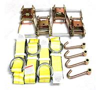 WorldPac 5,1 cm X8 'Lasso Sangle avec Long Manche 5,1 cm Cliquet et J Doigt Crochet arrimage