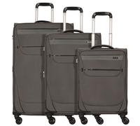 Worldpack Denver 4 roulettes Set de valises 3 pièces gris