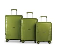 Worldpack Havanna 4 roulettes Set de valises 3 pièces vert