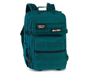 Worldpack Sac à dos 'BestWay Cabin Pro ' pétrole / noir / blanc, Taille One Size