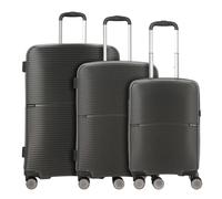 Worldpack San Francisco 4 roulettes Set de valises 3 pièces gris