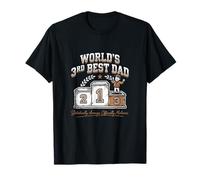 Worlds 3rd Best Dad Idée Amusante pour la fête des pères T-Shirt