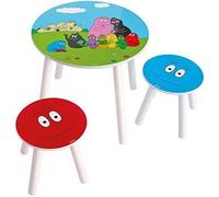 Worlds Apart 865251 Barbapapa Table et 2 Tabourets MDF Bleu 50 x 50 x 44 cm…