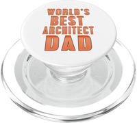 World's Best Architect Dad Design Architecture rétro PopSockets PopGrip pour MagSafe