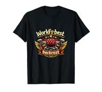Worlds Best Badge Vintage pour Motard T-Shirt