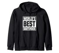 World's Best Bartender Funny Bartending Alcoholic Drink Sweat à Capuche