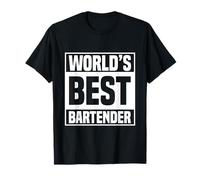 World's Best Bartender Funny Bartending Alcoholic Drink T-Shirt
