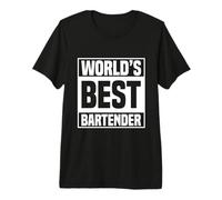 World's Best Bartender Funny Bartending Alcoholic Drink T-Shirt Haut de Gamme