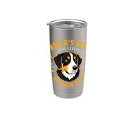 World's Best Berner Dad Bouvier bernois Gobelet isotherme en acier inoxydable double paroi