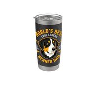 World's Best Berner Dad Bouvier bernois Gobelet isotherme en acier inoxydable double paroi