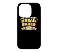 Worlds Best Bread Baker Sourdough Bread Baking Pun Baker Coque pour iPhone 14 Pro