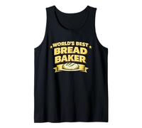 Worlds Best Bread Baker Sourdough Bread Baking Pun Baker Débardeur