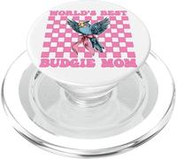 World's Best Budgie Mom Mama Perroquet Perroquet Fête des Mères PopSockets PopGrip pour MagSafe