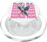 World's Best Budgie Mom Mama Perroquet Perroquet Fête des Mères PopSockets PopGrip pour MagSafe
