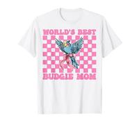 World's Best Budgie Mom Mama Perroquet Perroquet Fête des Mères T-Shirt