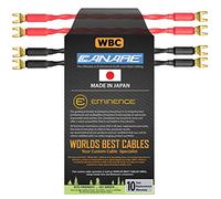 WORLDS BEST CABLES Câble d'interconnexion sur mesure - Fil Canare 4S11 et fiches Neutrik-Rean NYS231BG et Neutrik NP2X-B