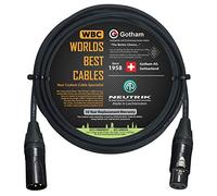 WORLDS BEST CABLES Gotham GAC-4/1 - Câble micro Star Quad - 4 m avec fiches XLR Neutrik dorées
