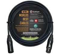 WORLDS BEST CABLES Gotham GAC-4/1 - Star Quad Mic Cable - 8 mètres avec fiches XLR Neutrik Gold