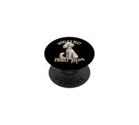 World's Best Caniche Mom Mignon Blanc Chiot Maman PopSockets PopGrip Adhésif