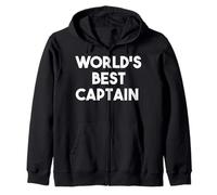 World's Best Captain - Drôle Sweat à Capuche