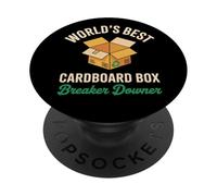 World's Best Cardboard Box Breaker Downer Recyclage PopSockets PopGrip Adhésif