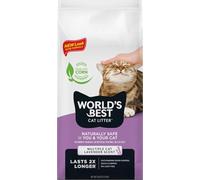 World's Best Litière pour Chat 28 LB (12,7 kg) Parfum Lavande