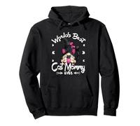 Worlds Best Cat Mommy Cute GNOME for Cat Mom and Mothers Day Sweat à Capuche