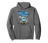 Worlds Best Co-Worker Funny Employee Collaborer Appreciation Sweat à Capuche