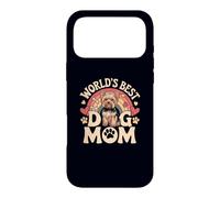 World's Best Dog Mom Yorkshire Lover Owner Bohème Arc-en-Ciel Coque pour iPhone 17 Pro Max