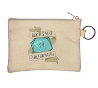 World's Best Dungeon Master Natural Porte-monnaie 20 porte-clés Beige