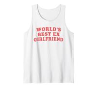 World's Best Ex Girlfriend Citation rétro Sarcastique drôle Rose Débardeur