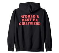 World's Best Ex Girlfriend Citation rétro Sarcastique drôle Rose Sweat à Capuche