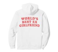 World's Best Ex Girlfriend Citation rétro Sarcastique drôle Rose Sweat à Capuche