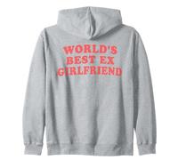 World's Best Ex Girlfriend Citation rétro Sarcastique drôle Rose Sweat à Capuche